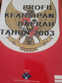 Profil Kearsipan Daerah Tahun 2003