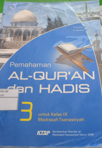 Pemahaman Al-Qur'an Hadis untuk Kelas IX MTs