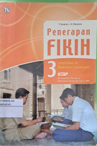 Penerapan Fikih // 3 // Untuk Kelas IX Madrasah Tsanawiyah