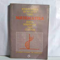 Image of Rumus-Rumus Sifat-Sifat Tabel Matematika Serta Bimbingan Dan Contoh